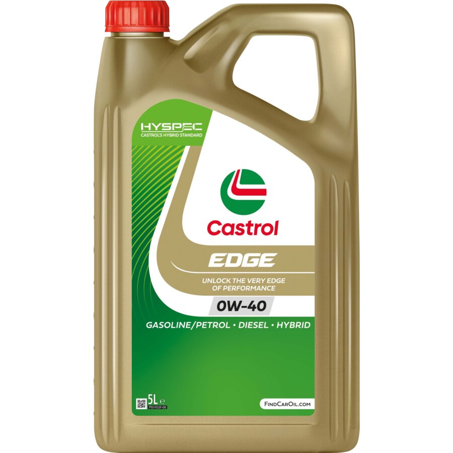 Huile moteur CASTROL EDGE 0W-40 essence et diesel 5L