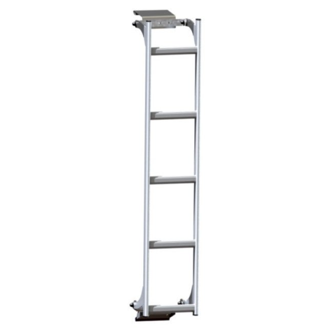 Echelle Fixe Aluminium Sur Porte Droite