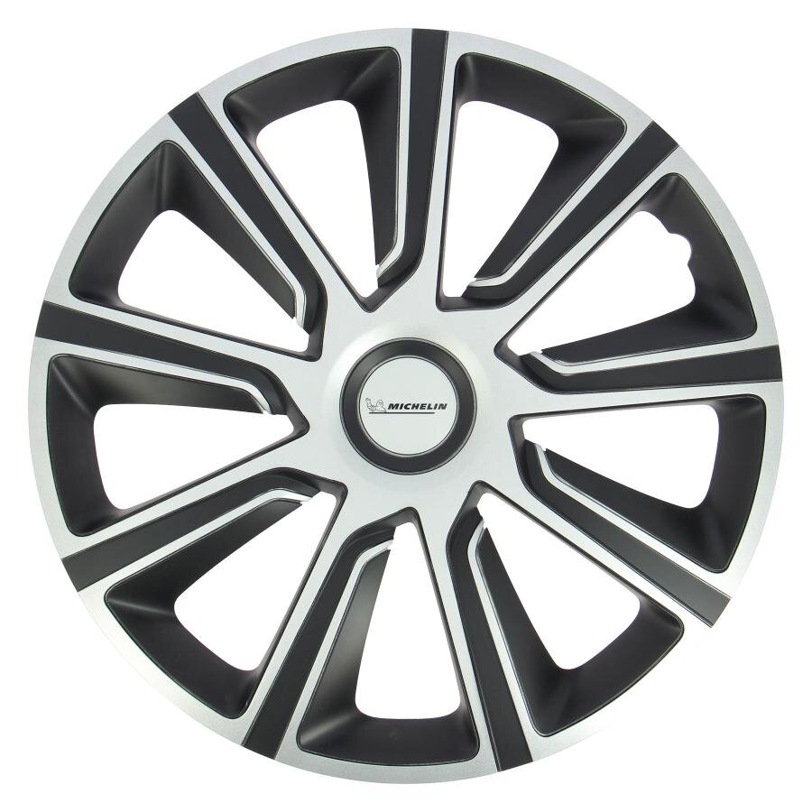4 enjoliveurs gris/noir MICHELIN NVS 49 16 pouces