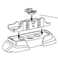 4 pattes de fixation  NORAUTO fixpoint 241 