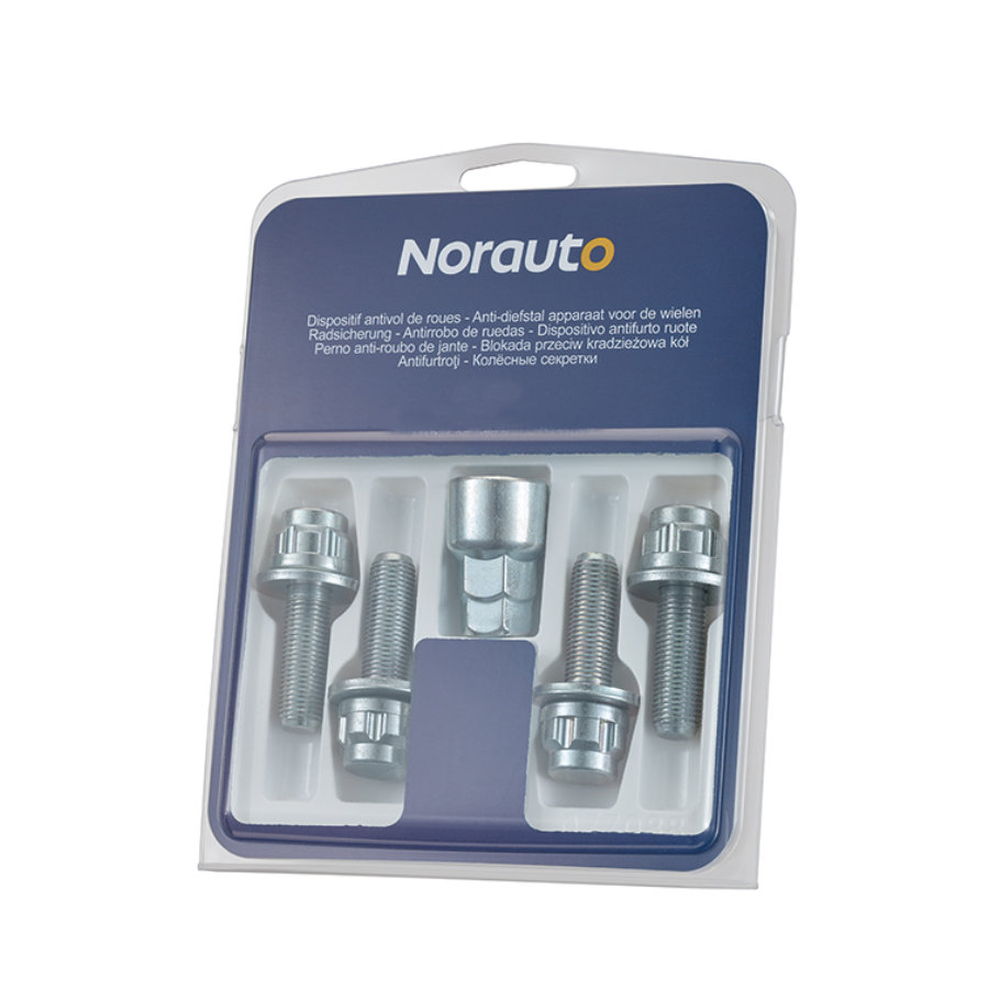 Jeu de 4 écrous antivol NORAUTO NO1002