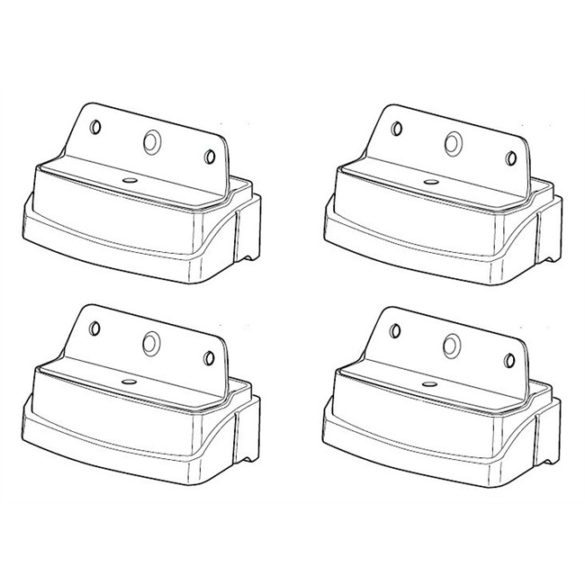 4 Pattes De Fixation Thule 3027