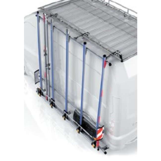 Porte Charge Latéral En Aluminium + 2 Barres De Serrage, À Fixer Sur Galerie Alu, Ou Demi Galerie + 