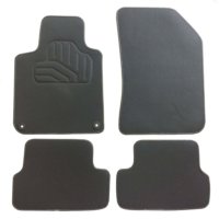 Jeu de 4 tapis sur mesure noir PVC NORAUTO