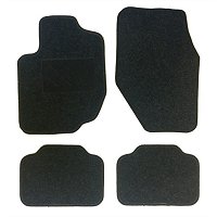 4 tapis semi-adaptés en caoutchouc pour Citroên