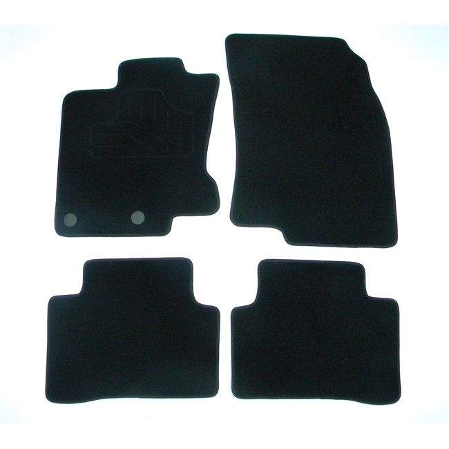Jeu Complet De Tapis Sur Mesure Noirs En Moquette Norauto